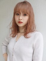 ブゾン(buZon)&nbsp;【buZonブゾン】コーラルピンク×ニュアンスパーマ