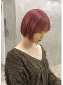 大人ボブ大人ショートボブ切りっぱなしボブ前髪あり前下がりボブ