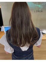 ローレン(LOREN) ミルクティーベージュダブルカラーインナーカラーケアブリーチ