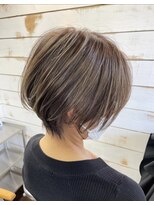 ハーツ(Heart's)&nbsp;◇大人可愛い20代30代40代50代前下がりショートボブ丸みショート