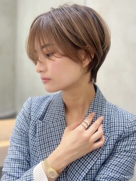 ロンドエニカ 大宮(Lond enika) 前髪カタログアンブレラカラーこなれミディウェーブパーマ大宮