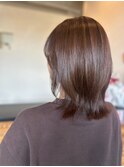 艶やか美髪が映えるくびレイヤー×秋冬カラー ブラウン/小顔#1