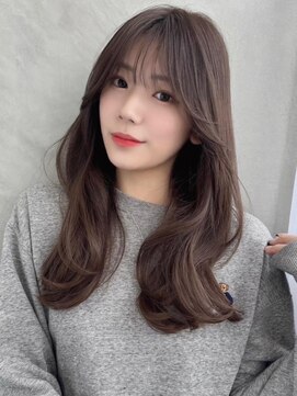 ソヨン 金山店(SOYON) 波巻き/小顔/似合わせカット/フェミニンロング/黒髪/ネビージュ