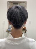 メンズマッシュ×シルバーカラー