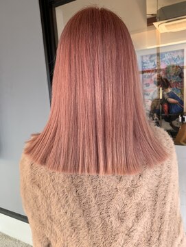 ワンバイワンヘアーツー(OnexOne HAIR2) ピンクベージュ/ピンク系カラー/暖色カラー/暖色系カラー