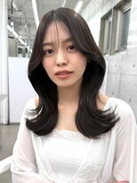 アイヴィー(IVY)&nbsp;韓国ヘア 透明感カラーくびれヘア【肥田亜沙美】