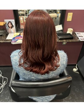 アイズ 渋沢(AIZU) ピンクレッドカラー