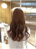 20代30代40代ベージュ暖色系カラー大人ロング透明感小顔