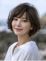 アルトリスト(Altruist Aging×HAIR&SPA)&nbsp;★ダークアッシュ大人ガーリーボブ着物似合わせカット/髪質改善