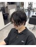 カット＋シャドウパーマ【心斎橋/メンズカット/メンズパーマ/眉毛】