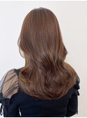 ロングくびれヘア美髪韓国ヘア顔周りレイヤー_ba497012