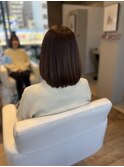 髪質改善縮毛矯正　ボブバージョン
