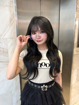 ボタン 熊本(VOTAN) 透明感グレージュ/レイヤーカット/ウェーブヘア