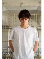 バブルス 溝の口(BUBBLES)&nbsp;黒髪マッシュ×スパイラルパーマ【BUBBLES溝の口】