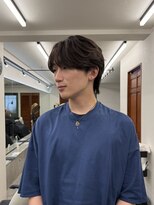 ソソ(soso)&nbsp;メンズシースルーフェザー/フェザーパーマ/横浜