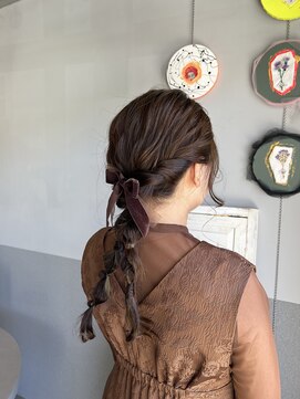 ツイン編み下ろし