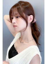 クリーム 町田(Cream) 【小顔×抜け感】大人透けバングのゆるレイヤーロング