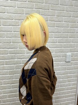 アボックス(abox) 1ブリーチの抜きっぱなしブロンド