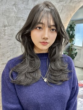 ロンドネートゥル 新潟(Lond naitre) ダークアッシュ/似合わせカット/レイヤーカット(新潟/万代）