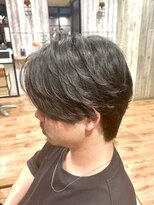 ヘアショップエヌアンドエー 久喜店(hairshop N&A)&nbsp;やや長めなレングスのフェザーパーマで爽やか×ワイルドに！