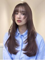 アイトーキョーエス 渋谷(AI TOKYO S)&nbsp;ピンクベージュ/前髪/渋谷/イメチェン/レイヤーカット