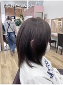 白髪ぼかし×ダークグレージュ暗めだけど透明感【30代～60代】