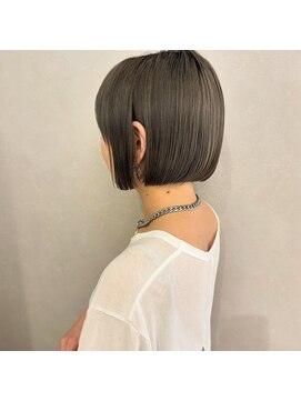 アンドワン 自由が丘(&ONE) 【&ONE 自由が丘】ミニボブ×アッシュグレージュ