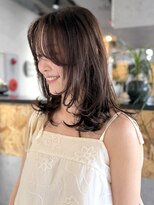 サニーサイドサロン(SUNNY SIDE SALON) ミディアムレイヤー/パーマ/顔まわりレイヤー/たまプラーザ