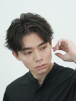 レタッチバイフィフス(RETOUCH by fifth) 原宿ルーズパーマ波巻きツイストスパイラルパーマセンターパート