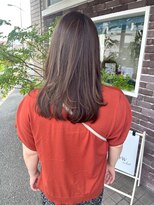 アズグロウ エクラ(AS GROW 'eclat) くびれヘアフェミニンナチュラルロング