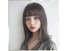 【人気No,2】“巻ける”酸性縮毛矯正＋カラー＋高濃度水素ケアTR◎◎￥19,500
