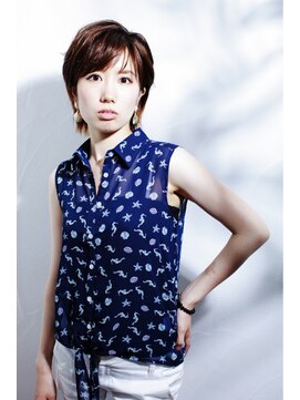 プーラヴィーダ(Pura Vida) 【PuraVida】自然な雰囲気の前下がりショート♪by淨徳