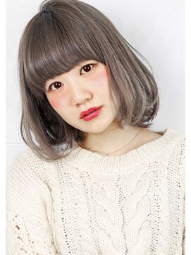 ヘアサロン ガリカ 表参道(hair salon Gallica) 毛束感 × グレージュ ☆ ワンカール 小顔Bob デザインカラー ☆