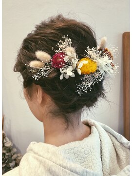 ペレ(pele) 【自由が丘pele】卒業式ヘアセット ゆるふわセット ボブアレンジ