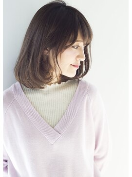 ロミー 本厚木(ROMMY.) 小顔 ひし形シルエットふわミディ【ROMMY. 本厚木】