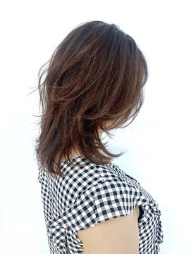 クオリス 赤塚店(QUALIS) 30代40代大人かわいい/ウルフ/ひし形/くせ毛風/パーマ/肩ライン