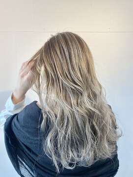 ニュー(new.) 「西川慶オリジナル」ホワイトベージュグラデーション