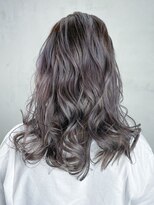 アルバム 銀座(ALBUM GINZA)&nbsp;シャドウルーツプラチナムシルバー_くすみブルーィ_ba332041