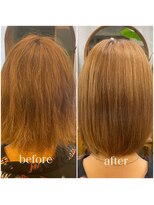 ブリーエ(brille)&nbsp;ブリーチ縮毛矯正　(白髪染め/髪質改善/縮毛矯正）