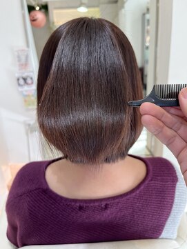 ルスリー 田園調布店(Lsurii) 田園調布髪質改善】純度100%トリートメント+カット+縮毛矯正