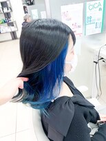 プロデュース 東橋本店(Produce) イヤリングカラー×ピンク×ブルー【橋本/東橋本】