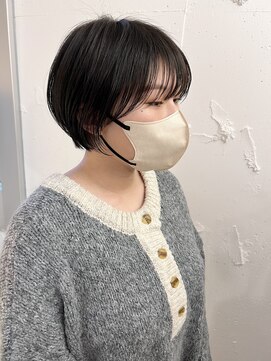 ラミエ バイ メルト 吉祥寺(lamie by melt) *滝田*20代30代40代前髪ありハンサムショートボブカット大人