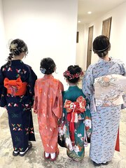 【中井千佳】お着物ヘアアレンジ♪