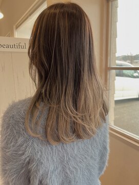 アンカーデイズ(Anchor Days) グラデーションカラー/シルキーベージュ/ハイトーンカラー