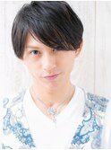 ビジネスシーンでも好感度大!七三分け定番束感ショートg仙台