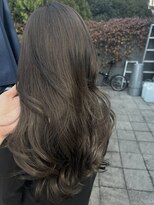 ヘアラウンジ ビーチ 青山 外苑前(hair lounge BEACH) ミントグレージュカラー ブリーチなしカラー