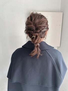 キャンバス バイ ネオリーブ 横浜西口(Canvas by neo.) ふわっとゆるふわ編みおろしアレンジ結婚式sk