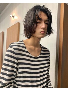 セーヌアワー(CEINE OUR) スペインカール波巻きスパイラルパーマメンズマッシュツイスト