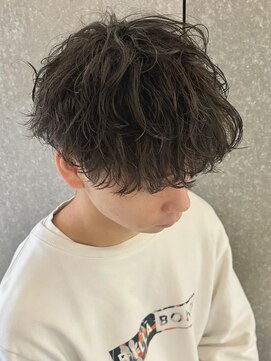 ニアウ 太田店(Niau) メンズパーマ波巻きスパイラルパーマツイストスパイラルパーマ