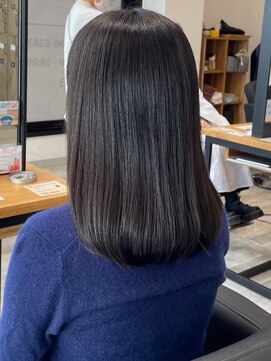 アトリエコア(Atelier Coa) 髪質改善トリートメントミルクティーベージュカラーくびれヘア